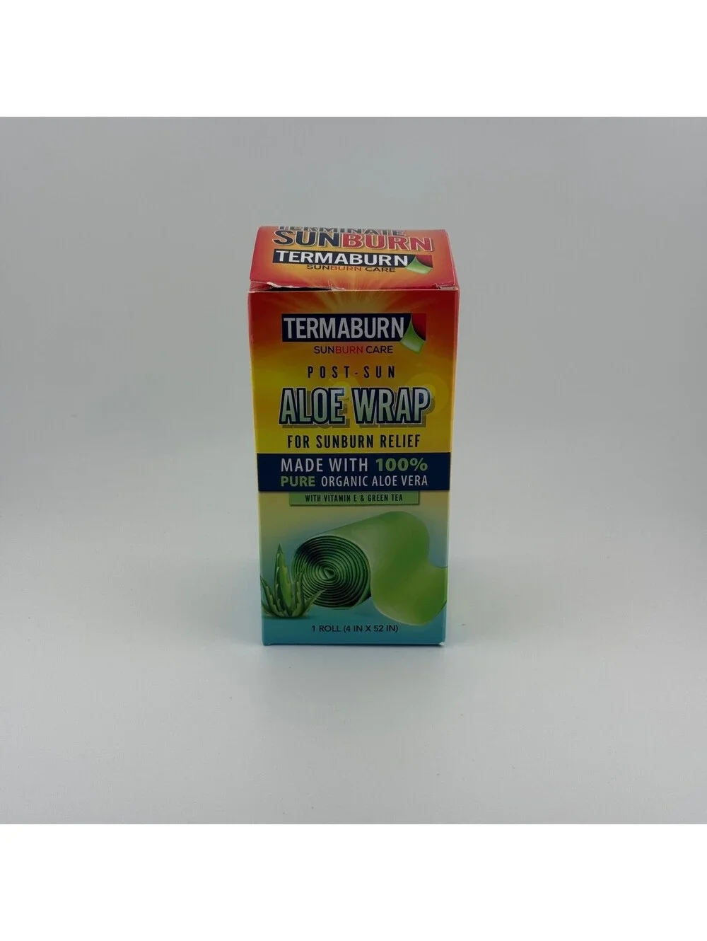 TermaBurn Post-Sun Aloe Wrap Sunburn Relief 100% Organic Aloe Vera 4